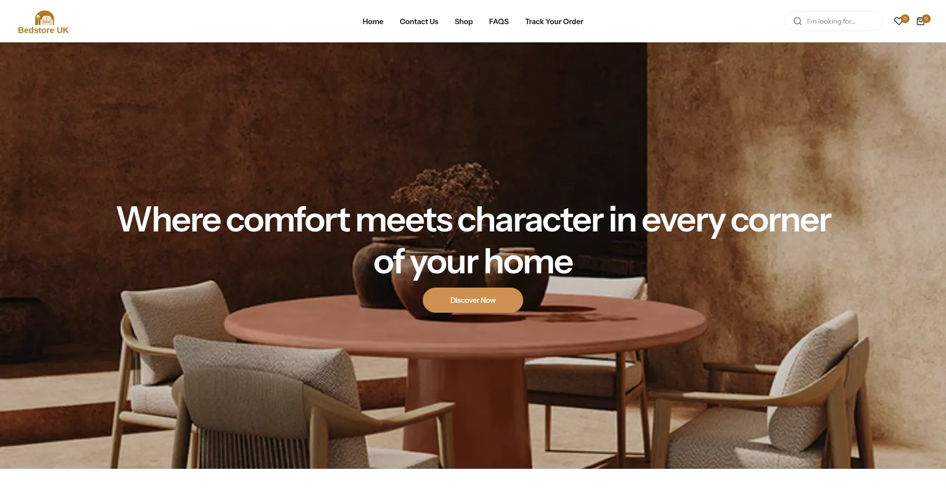 Website screenshot of Bedstoreuk.com