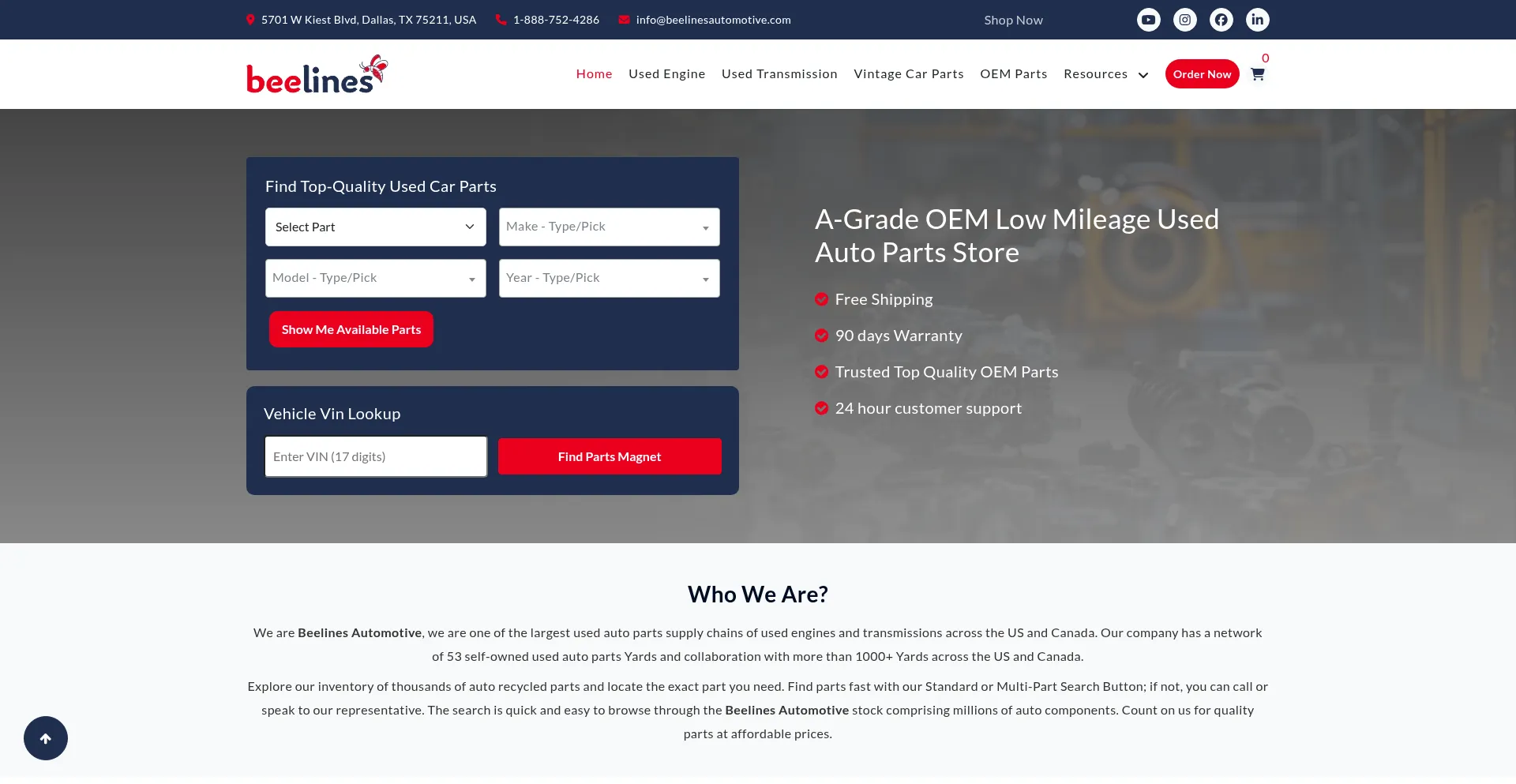 Beelinesautomotive.com é Seguro e Confiável?
