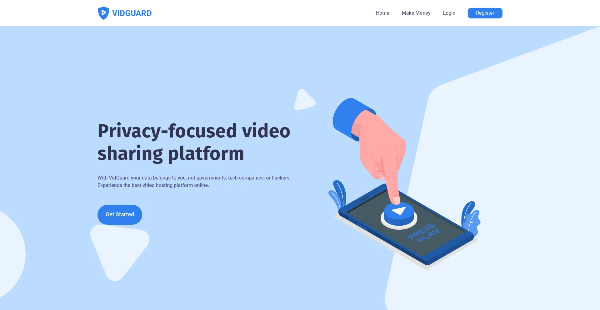 Website screenshot of Bembed.net
