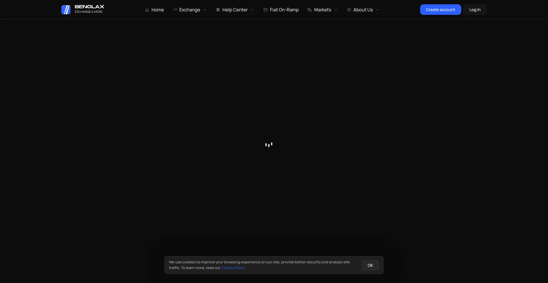 Website screenshot of Benolax.com