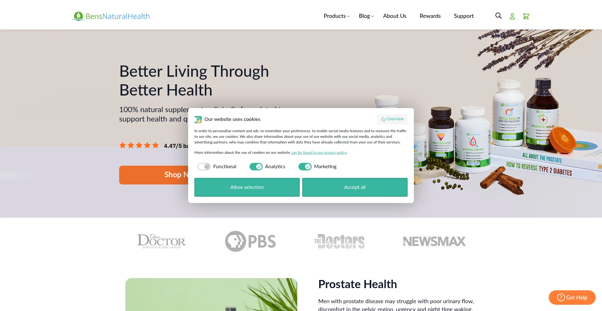 Bensnaturalhealth.com é Seguro e Confiável?