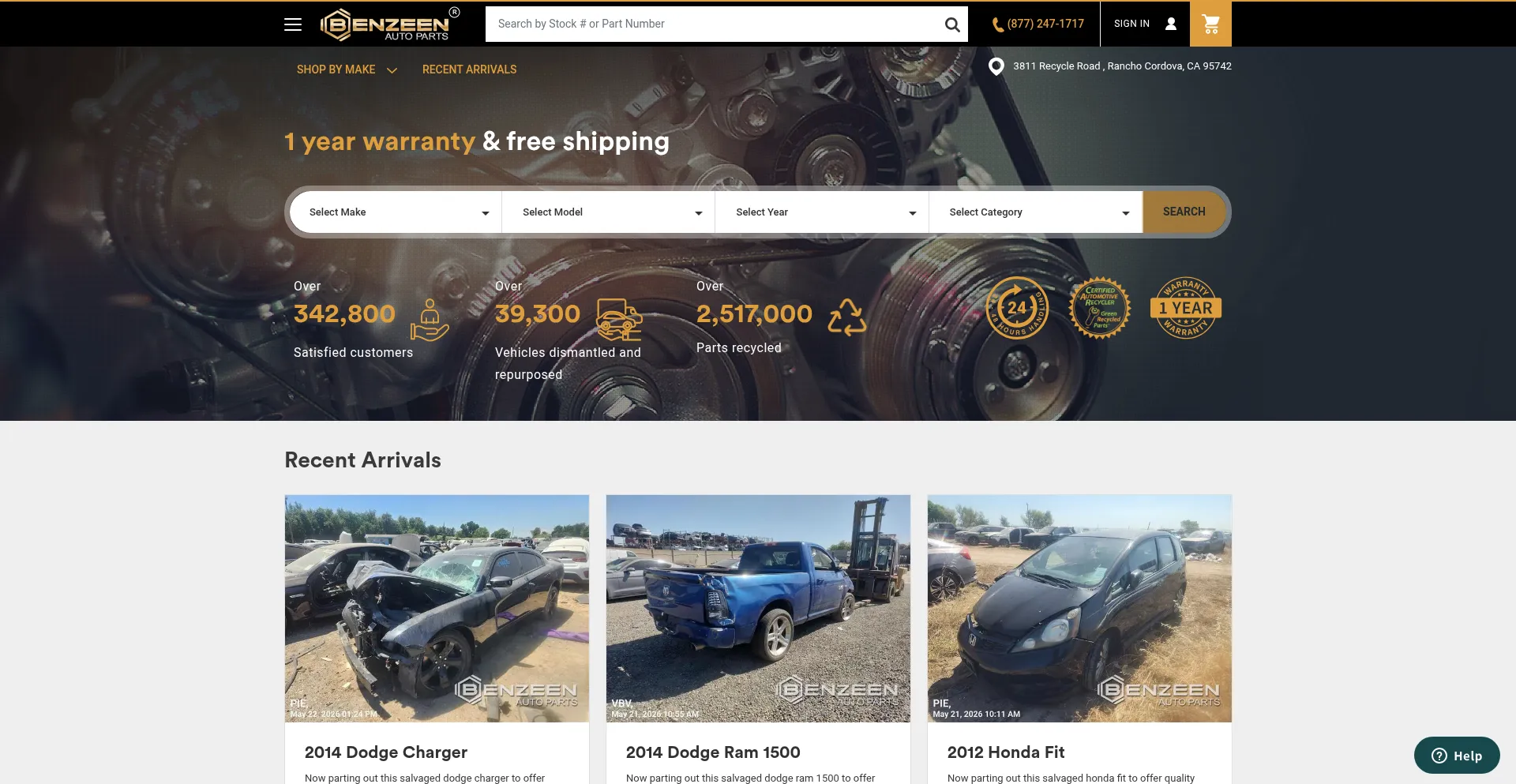 Benzeenautoparts.com