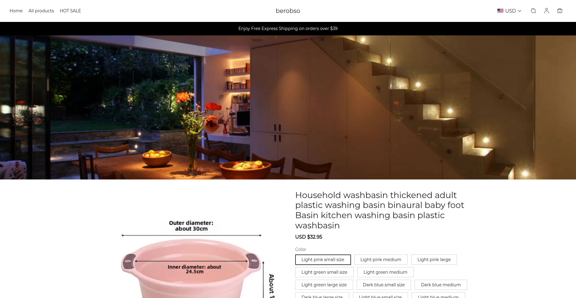 Website screenshot of Berobso.com