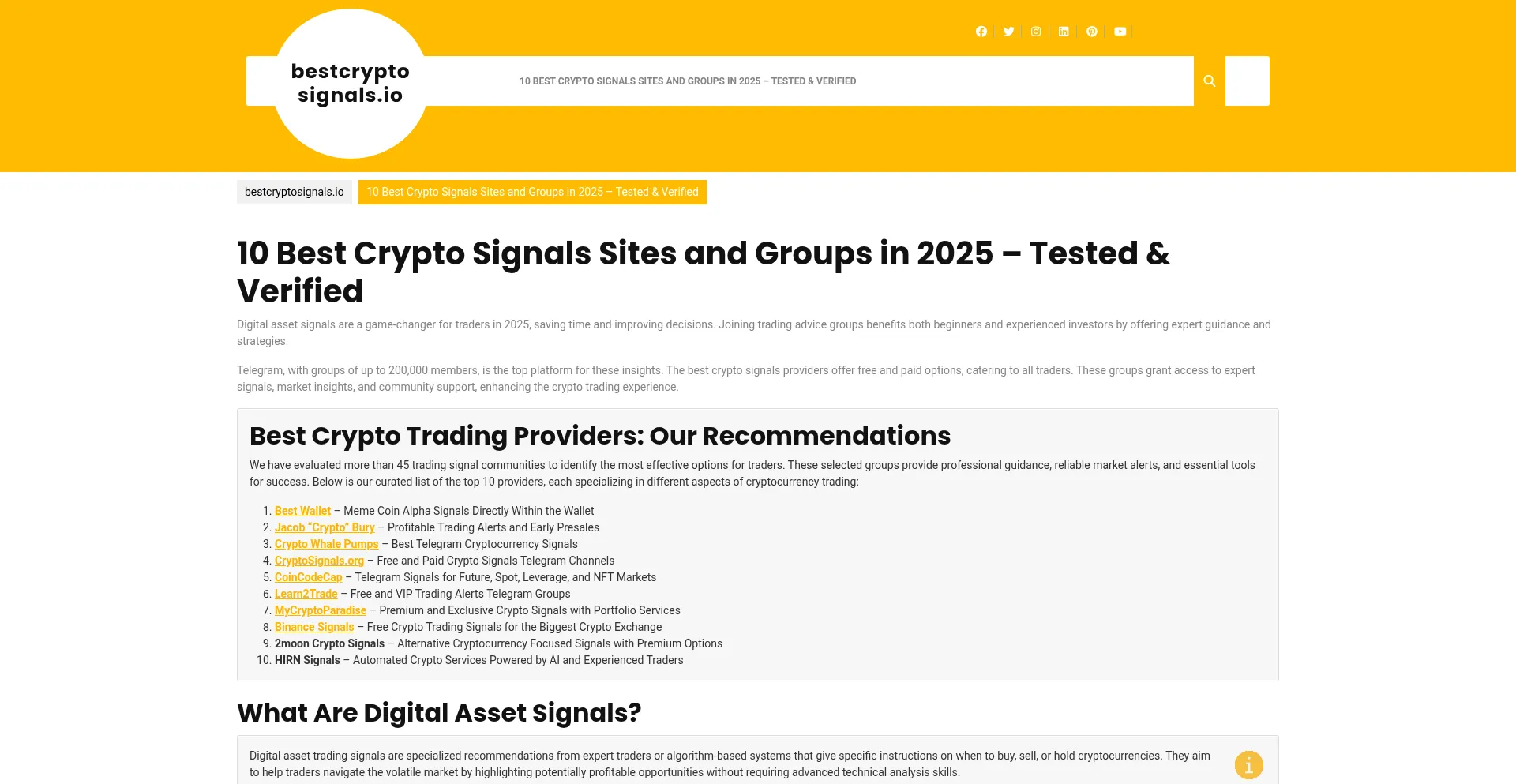 Bestcryptosignals.io
