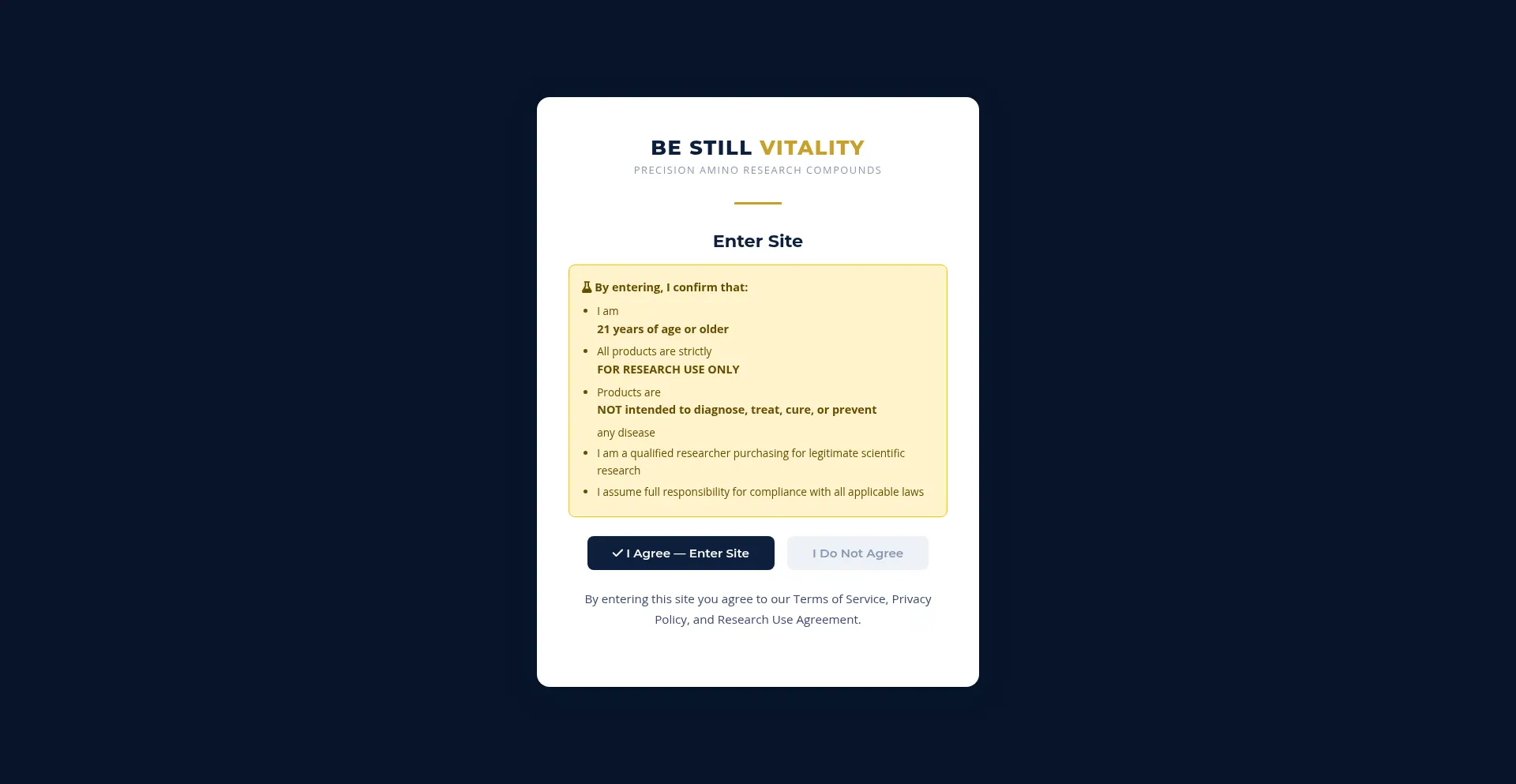 Bestillvitality.com