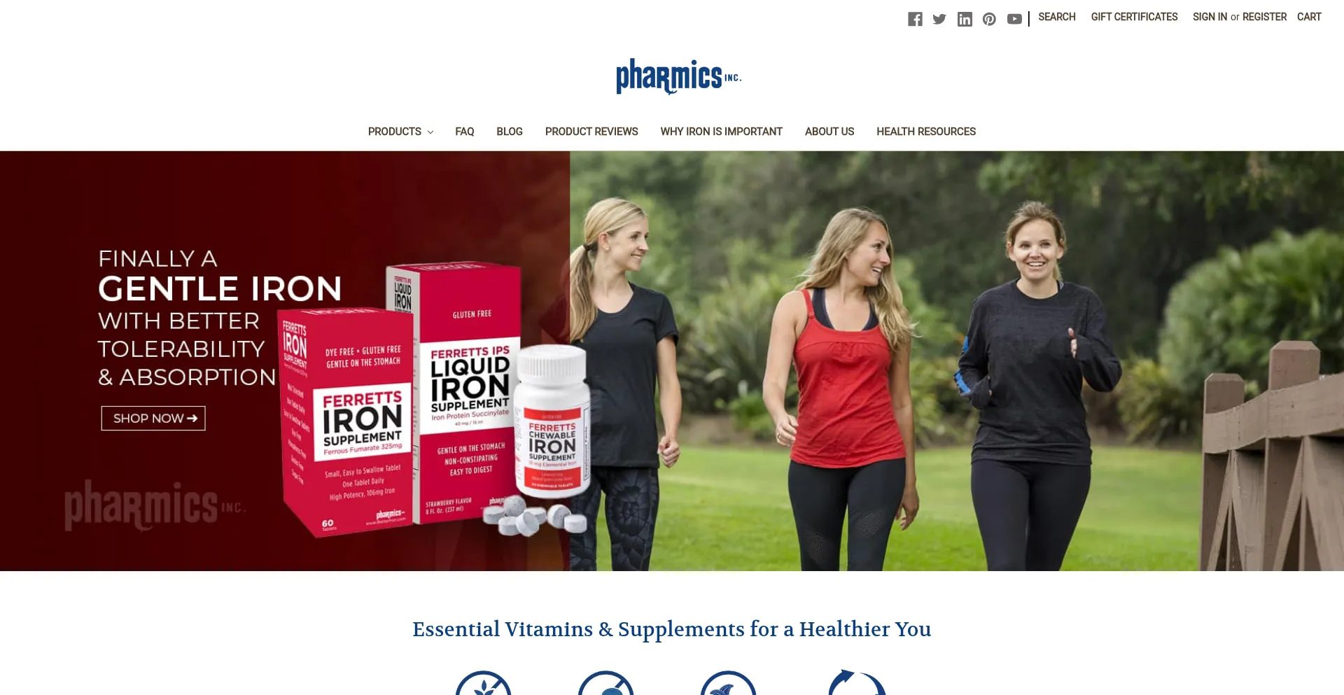 Website screenshot of Better4me.com