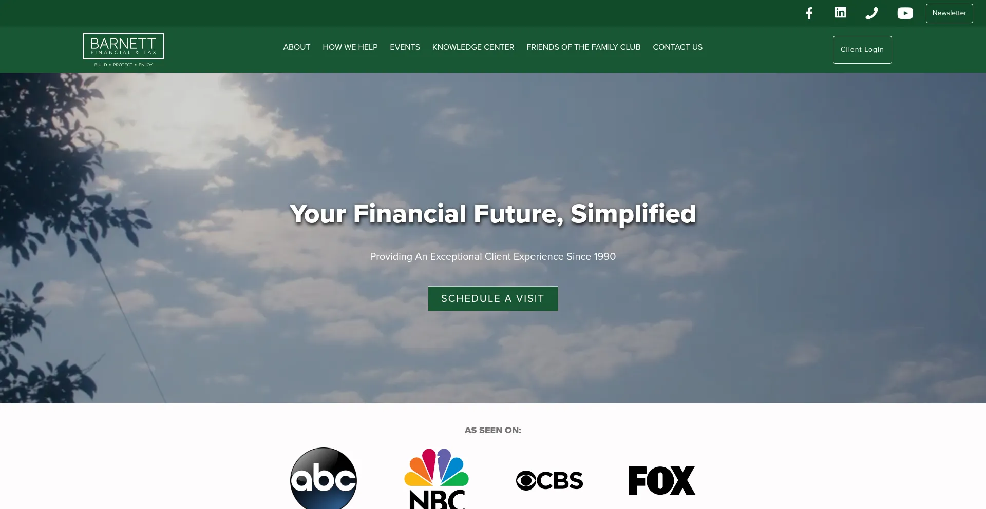 Website screenshot of Bftwealth.com