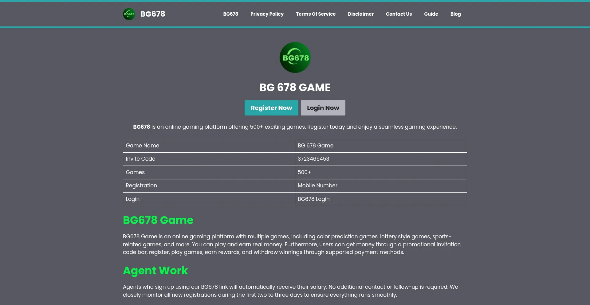 Bg678login.com