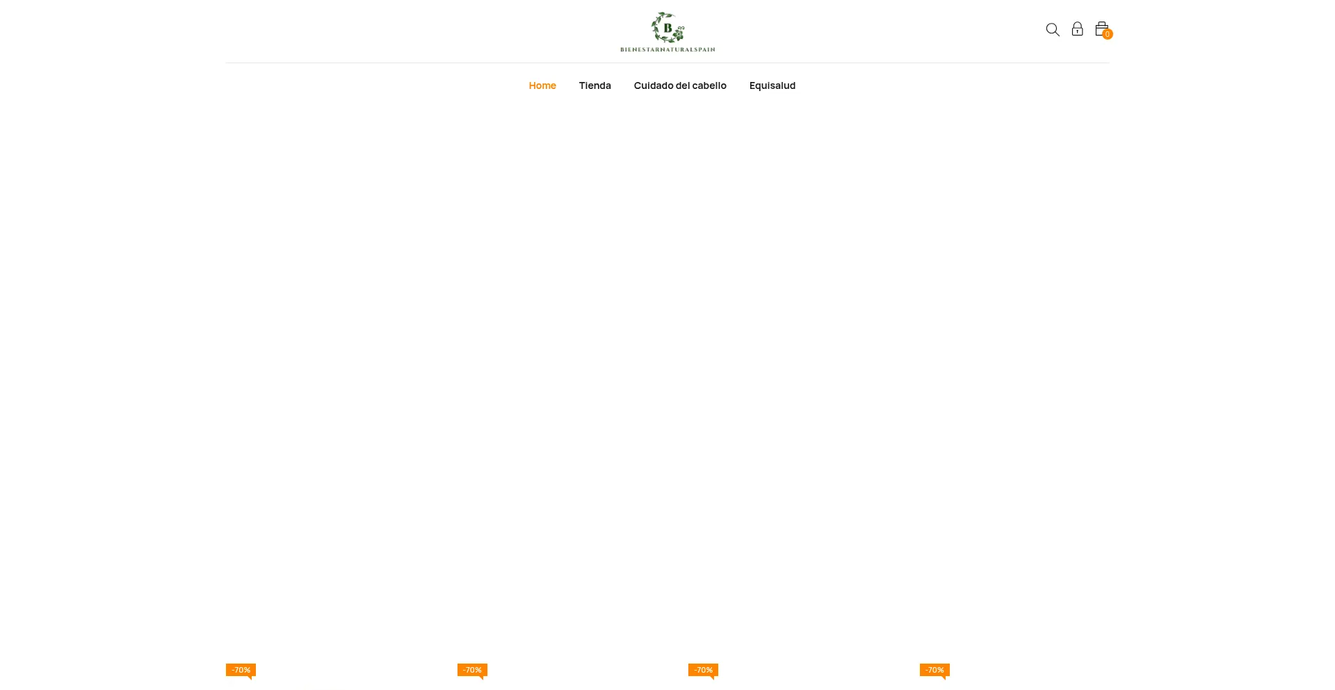 Website screenshot of Bienestarnaturalspain.com