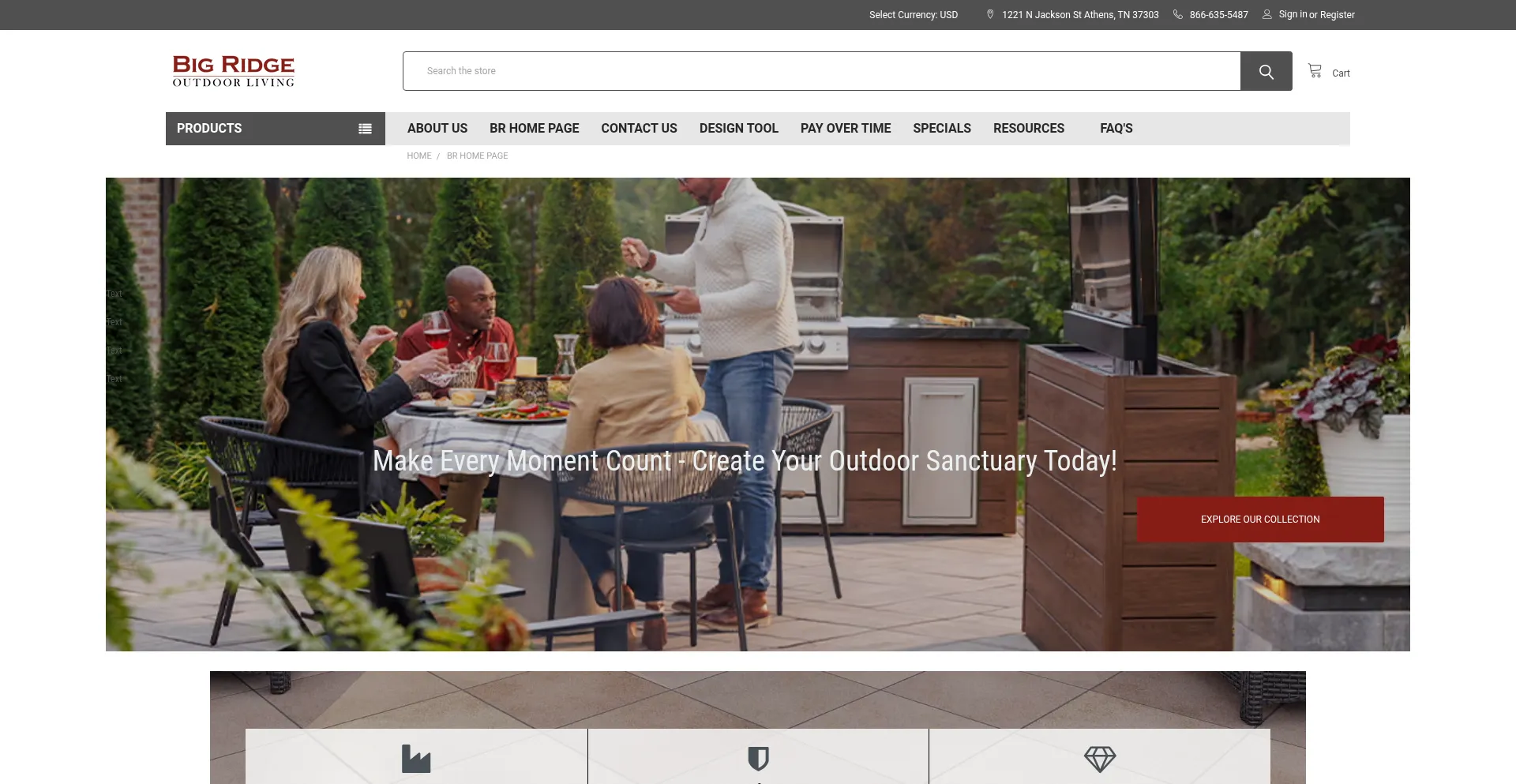 Bigridgeoutdoorkitchens.com é Seguro e Confiável?