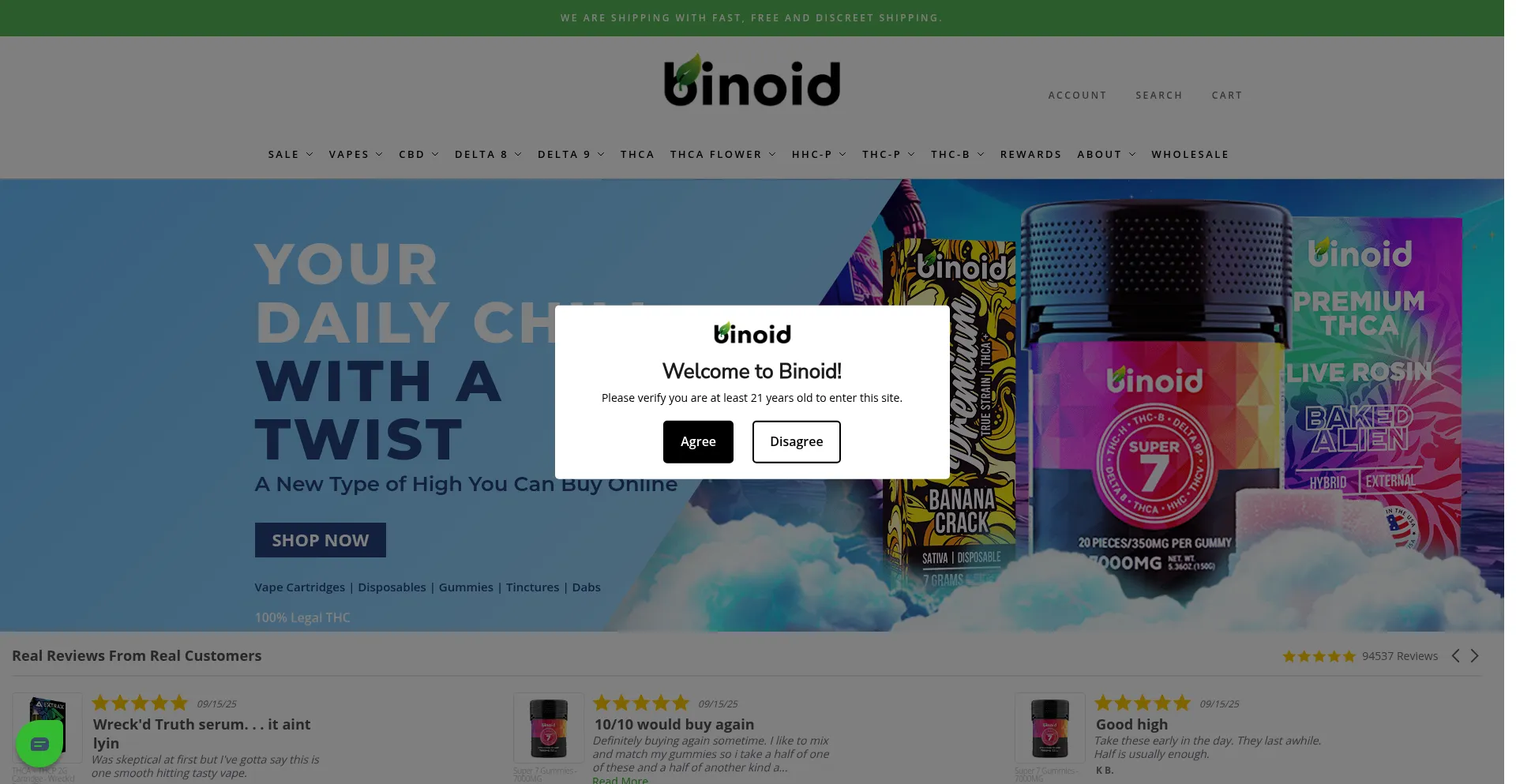 Binoidcbd.com é Seguro e Confiável?