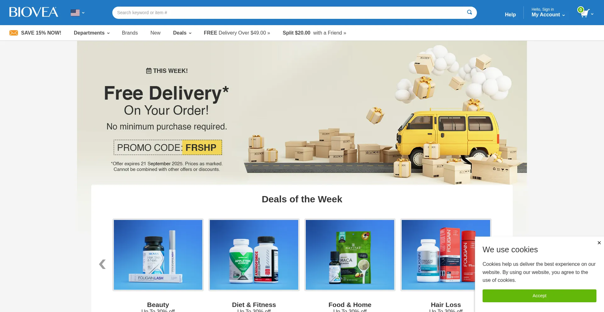 Biovea.net Screenshot