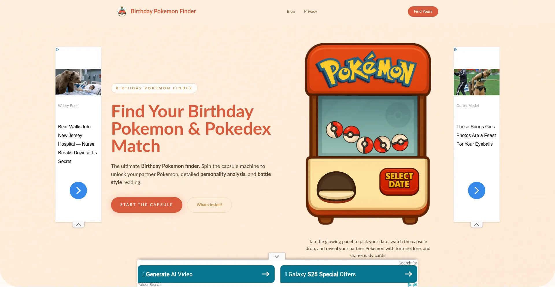 Birthdaypokemon.com