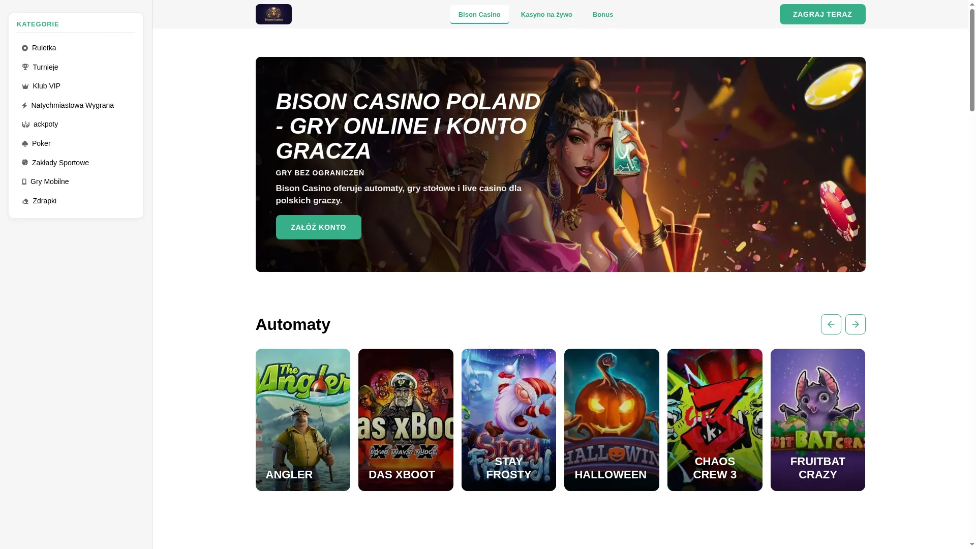 Bisoncasinopl.com
