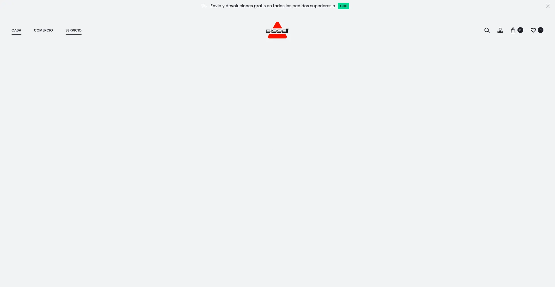 Bissells.es Screenshot