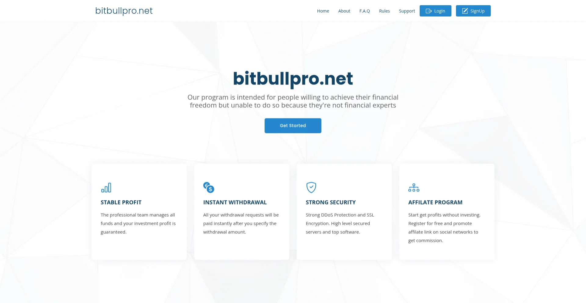 Bitbullpro.net é Seguro e Confiável?