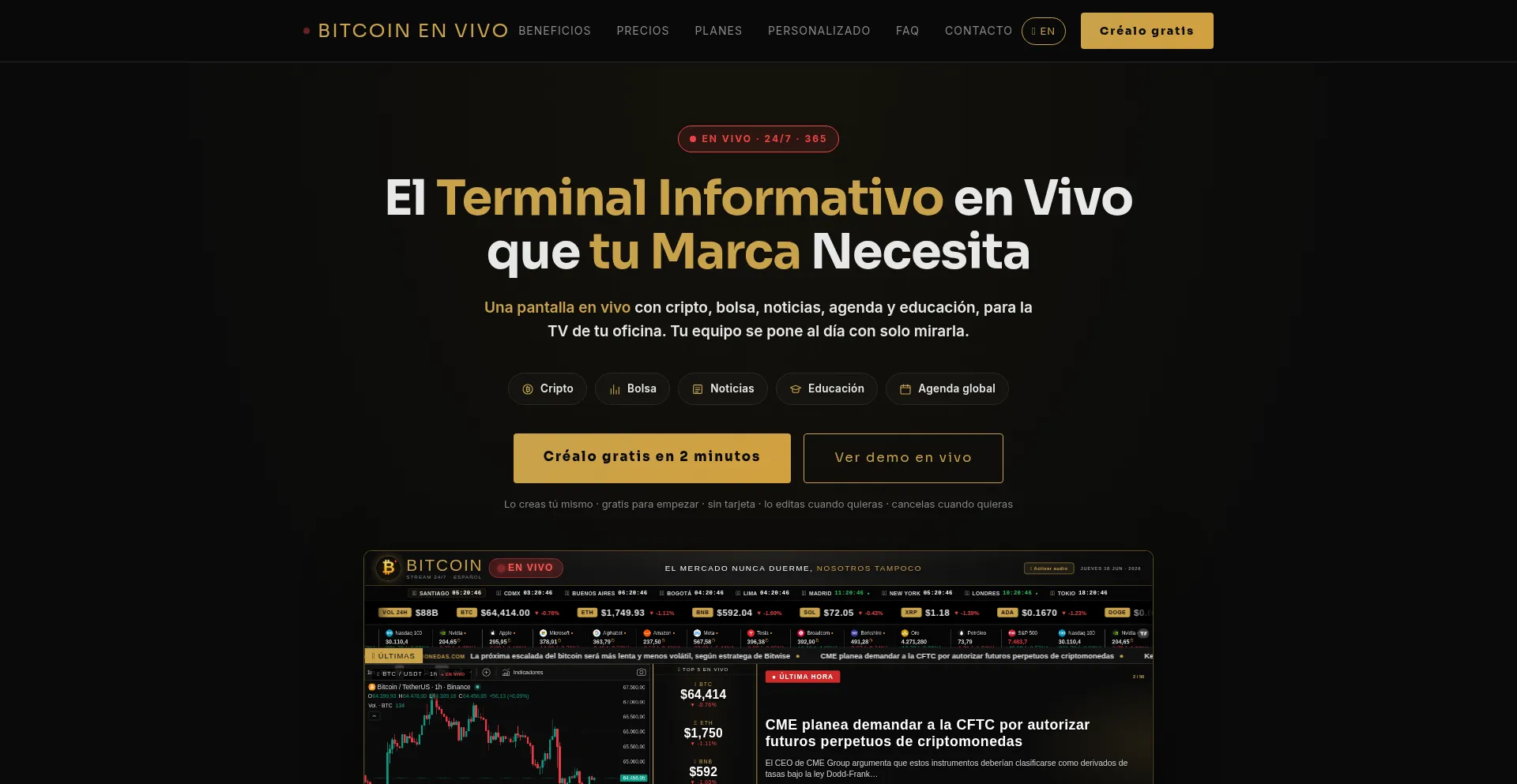 Bitcoinenvivo.com