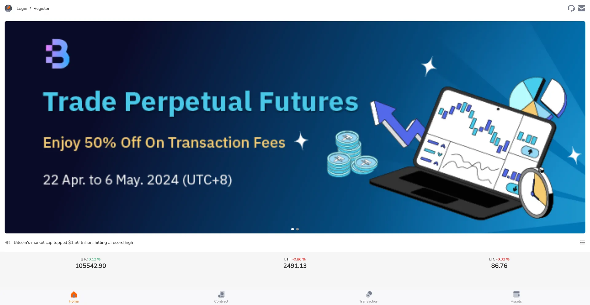 Website screenshot of Bitvenus-ex.top