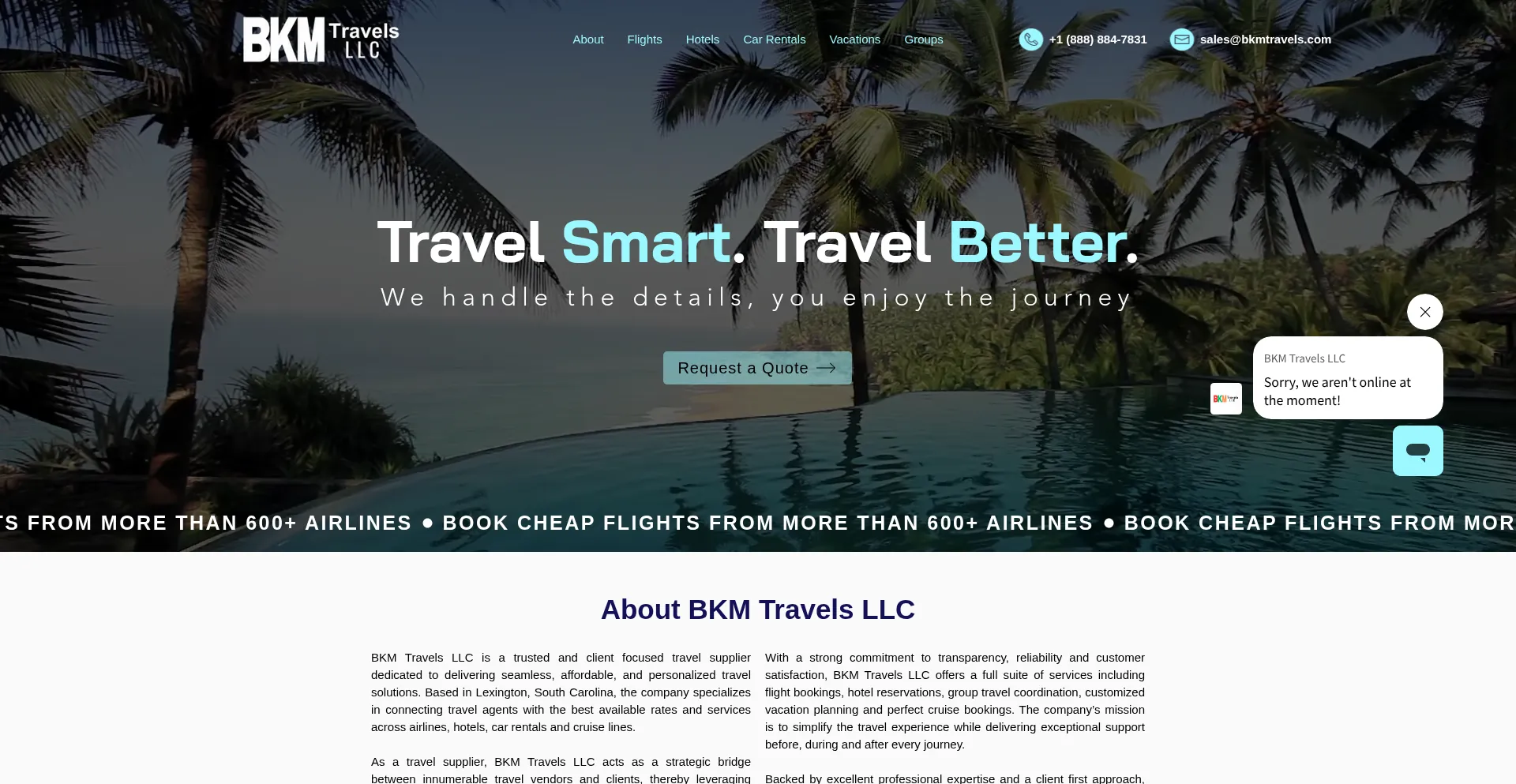 Bkmtravels.com