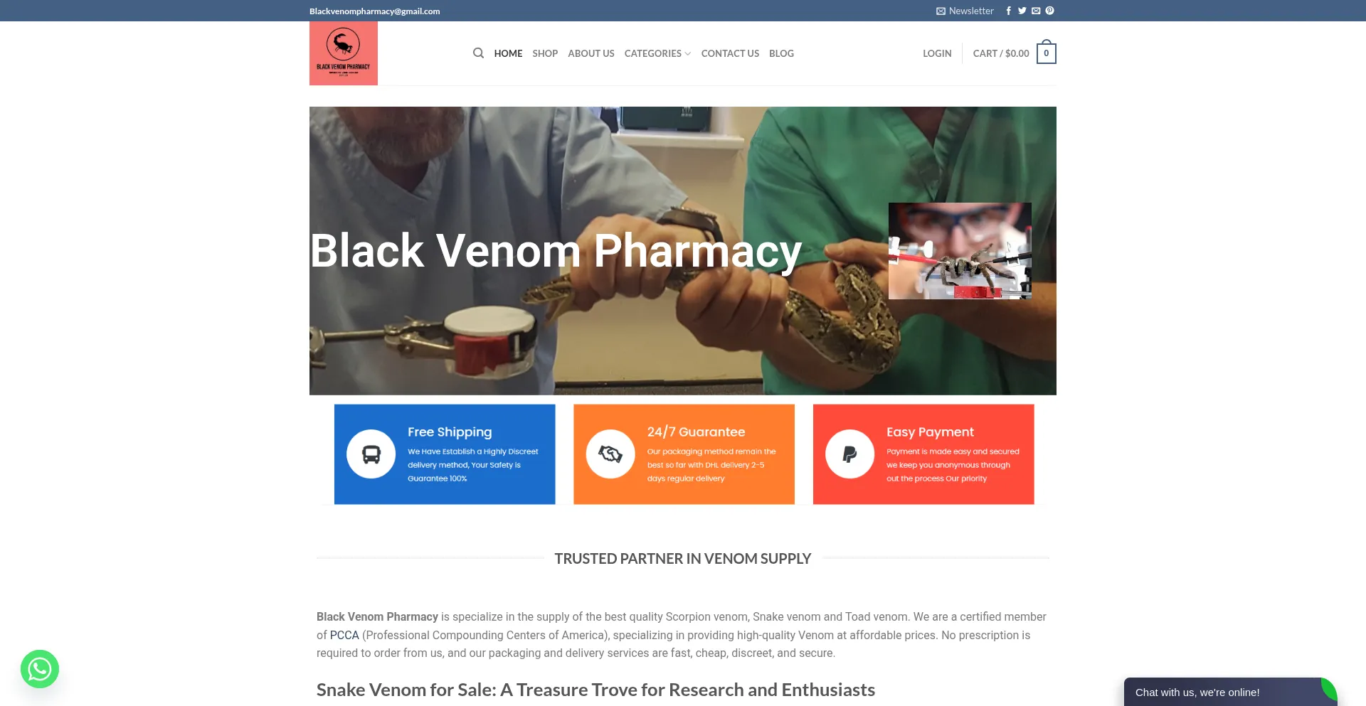 Blackvenompharmacy.com