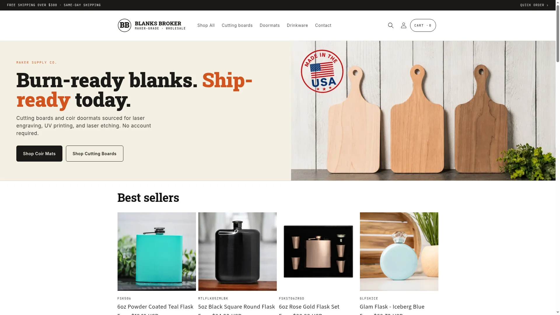 Blanksbroker.com