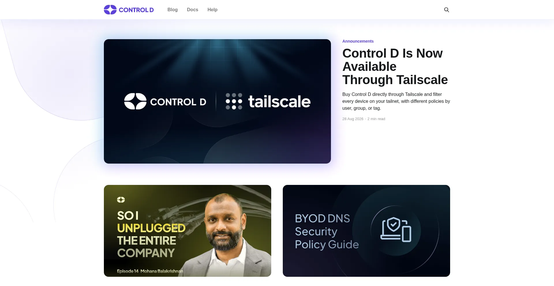 Blog.controld.com