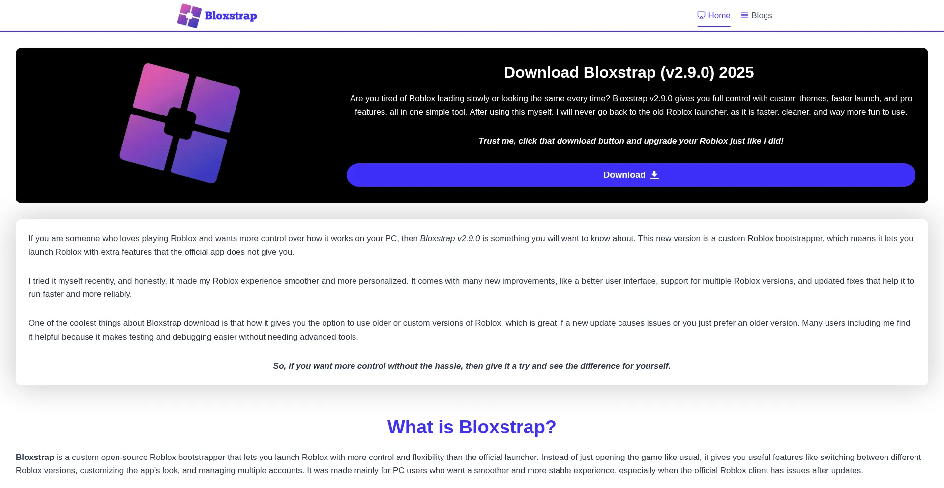 Bloxstrappc.com é Seguro e Confiável?