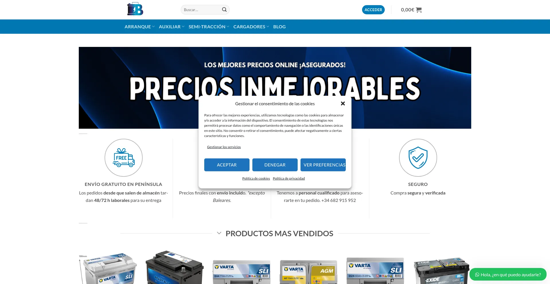Bluebatteries.es