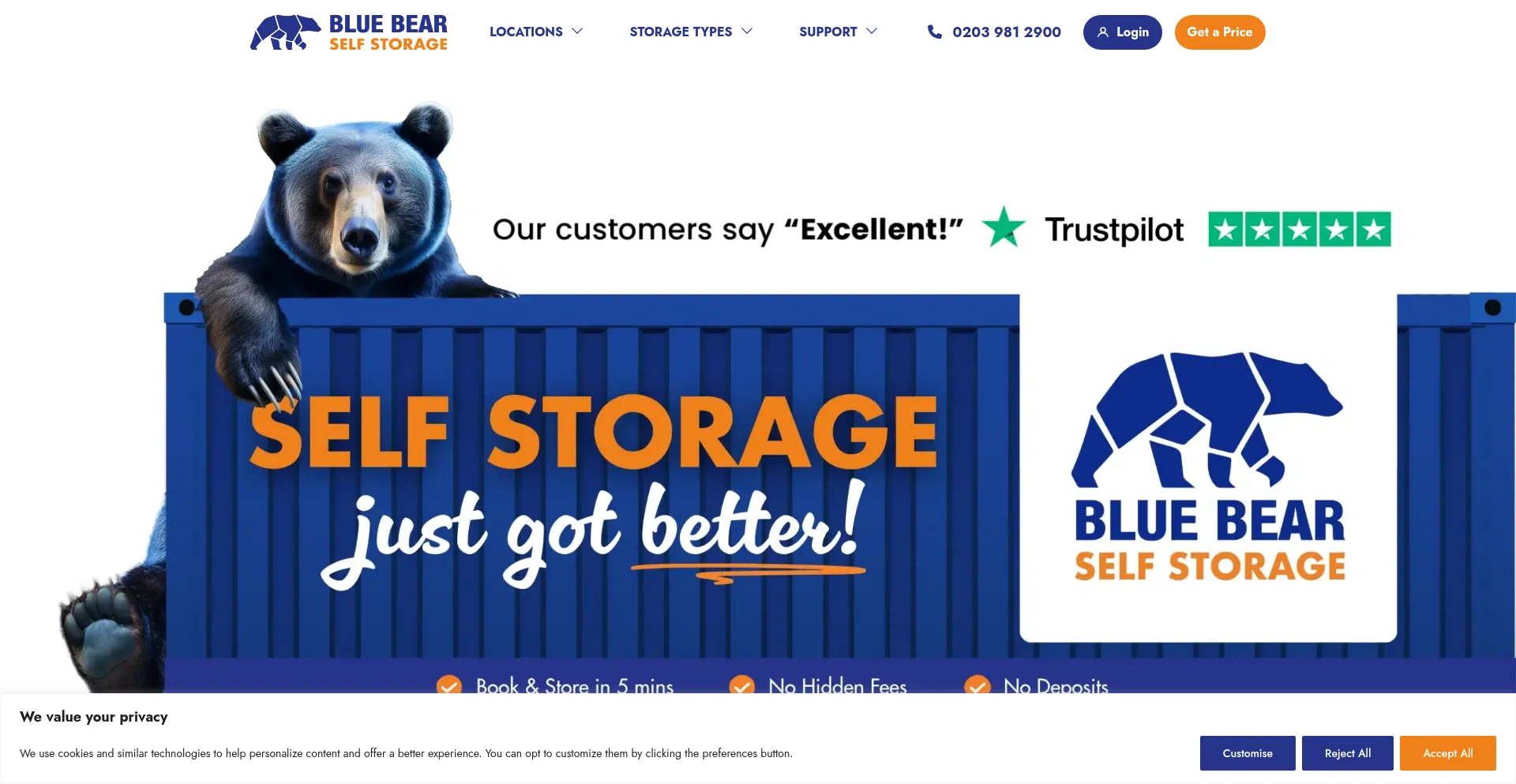 Bluebearstorage.co.uk
