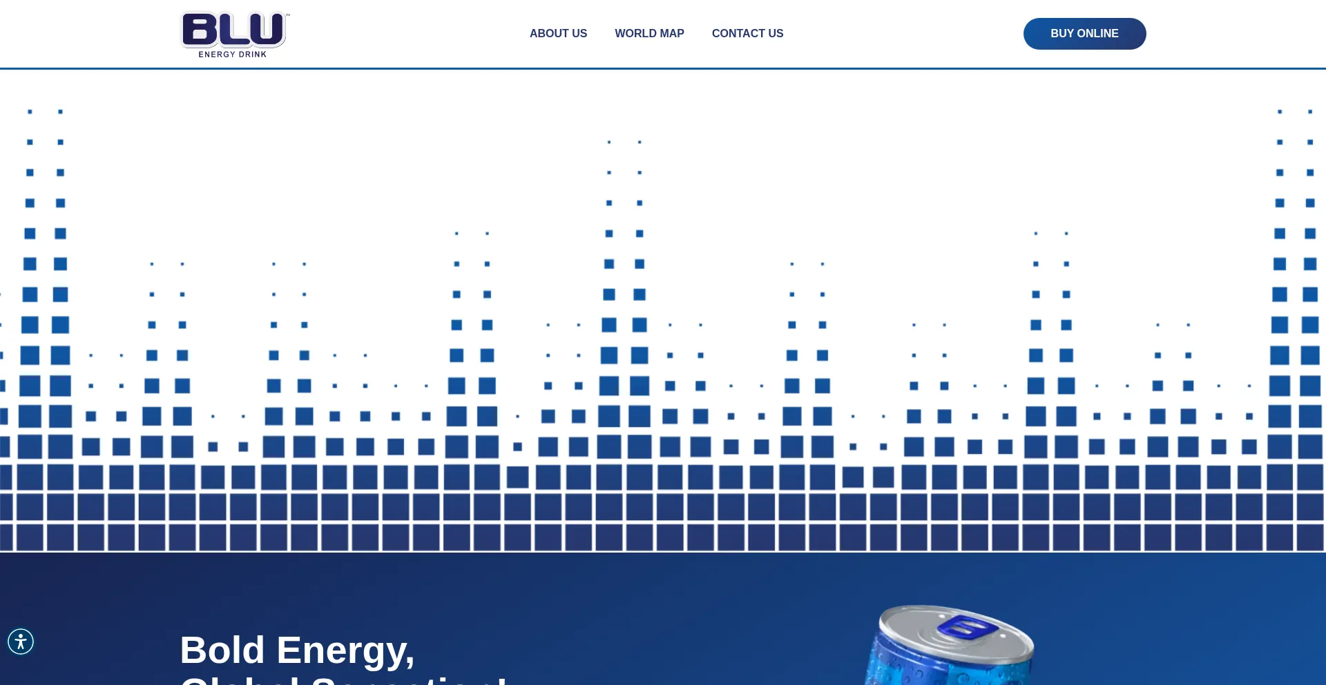 Website screenshot of Bluenergy.au