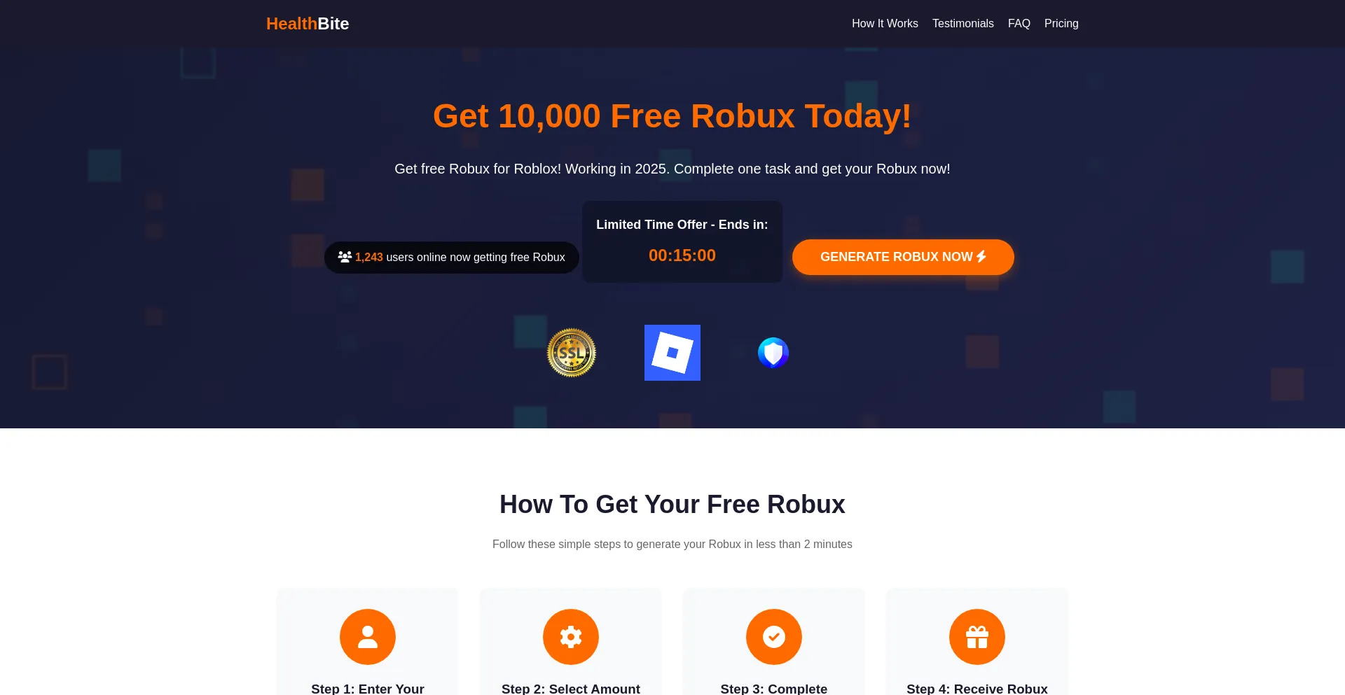 Website screenshot of Blux.club