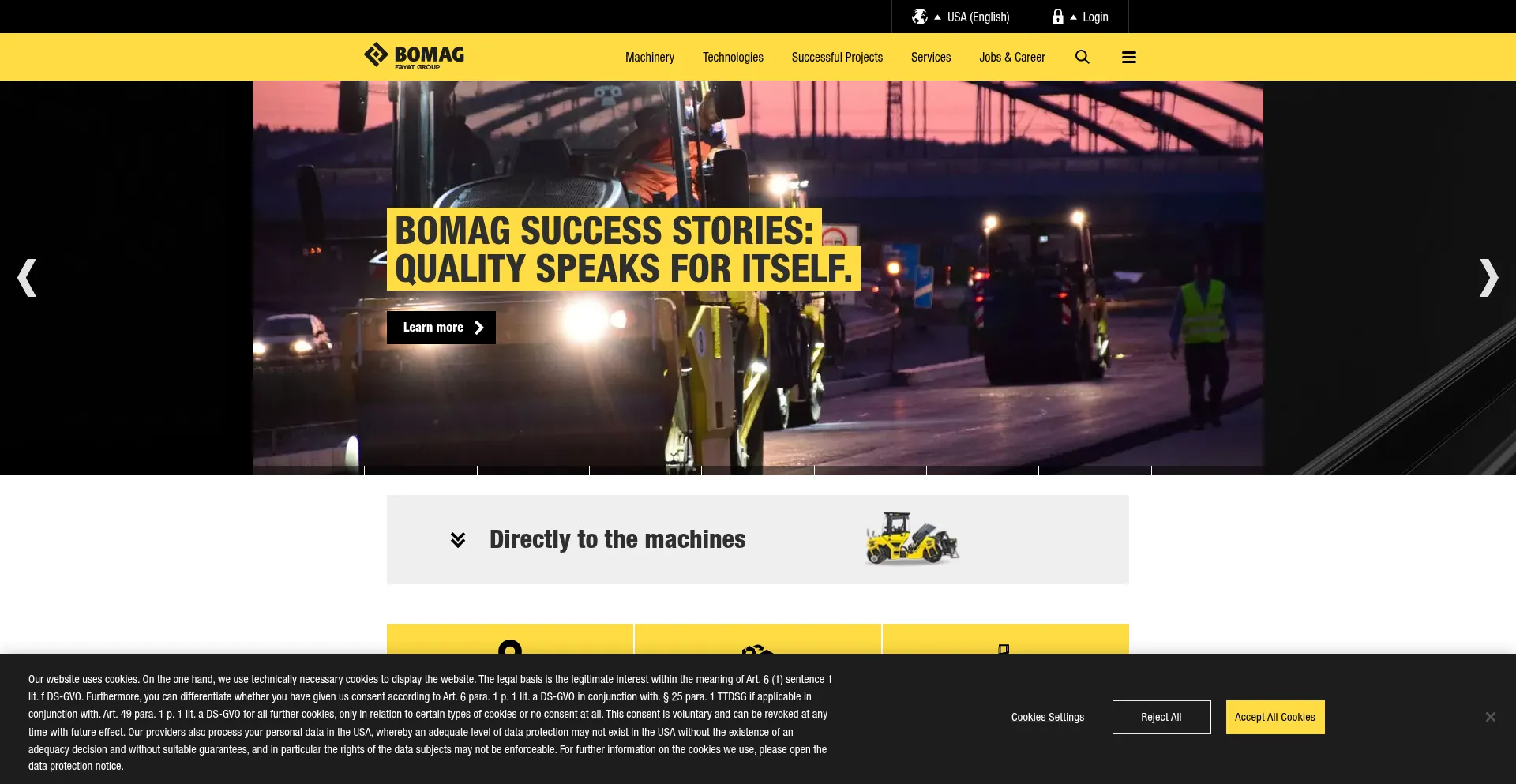 Bomag.com Screenshot