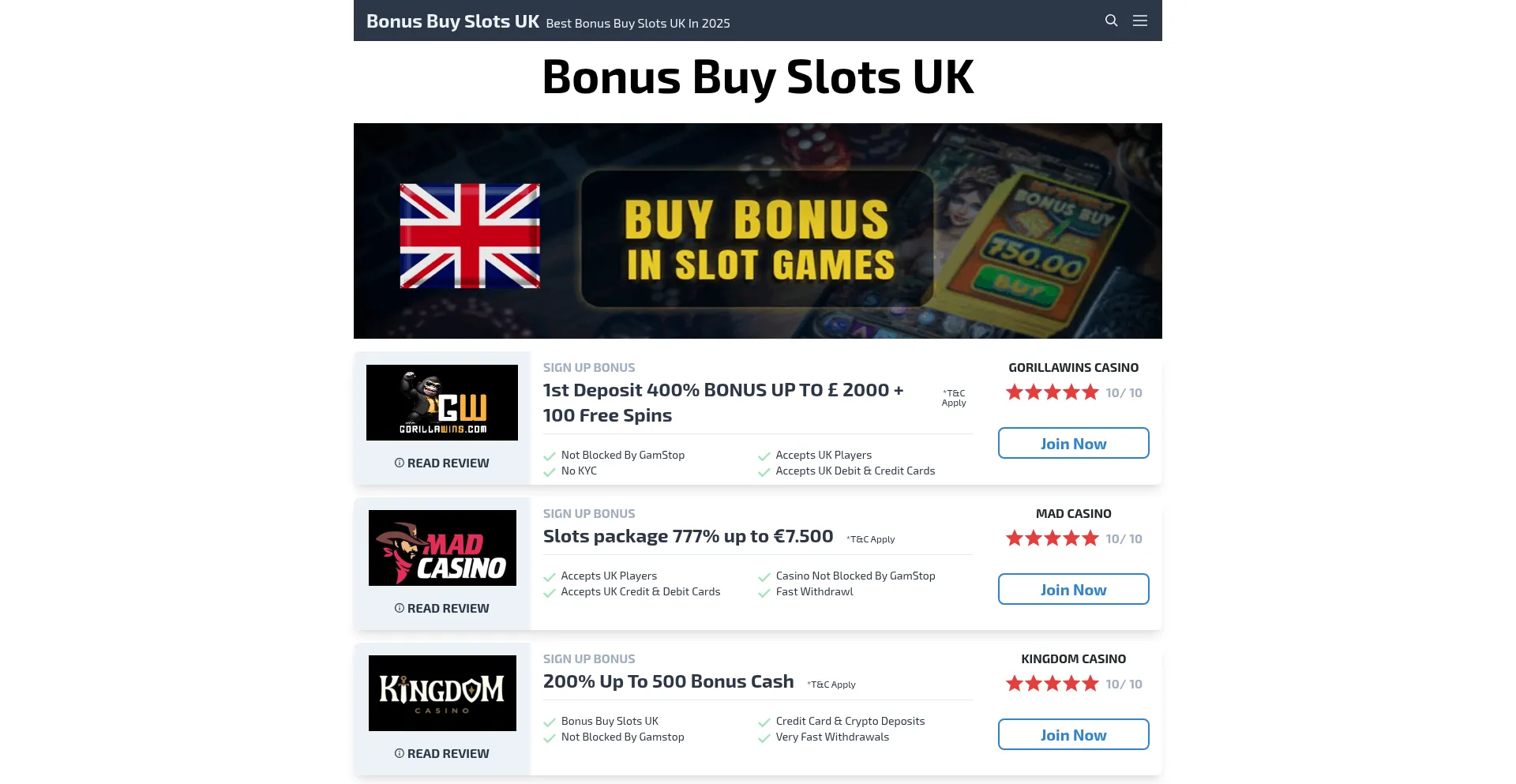 Bonusbuyslotsuk.com é Seguro e Confiável?