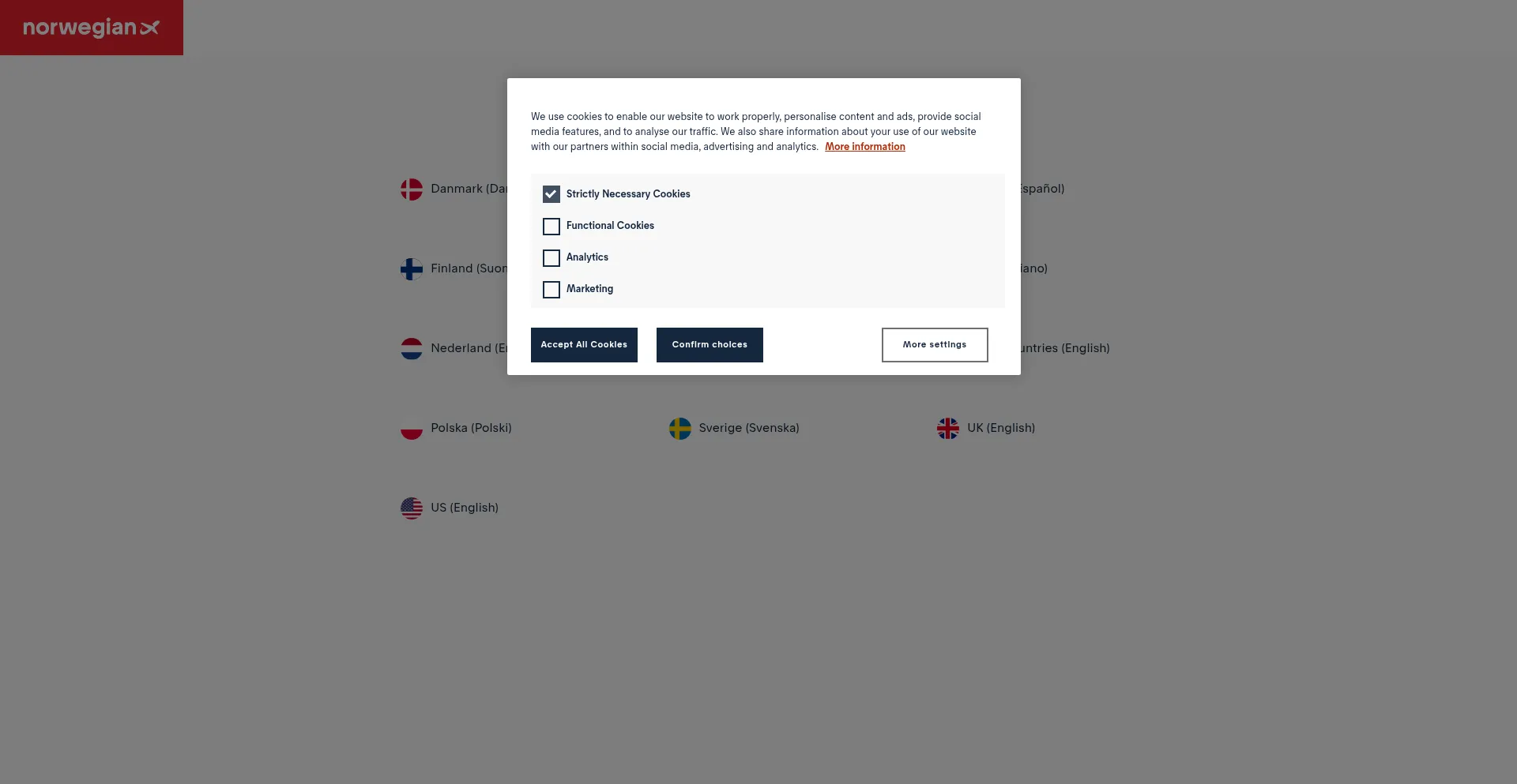 Booking.norwegian.com