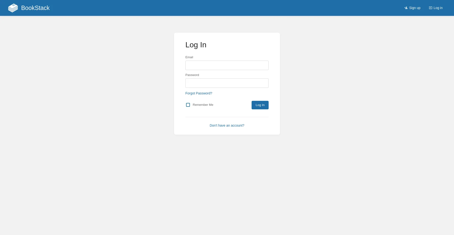 Website screenshot of Bookstack.exisland.fr