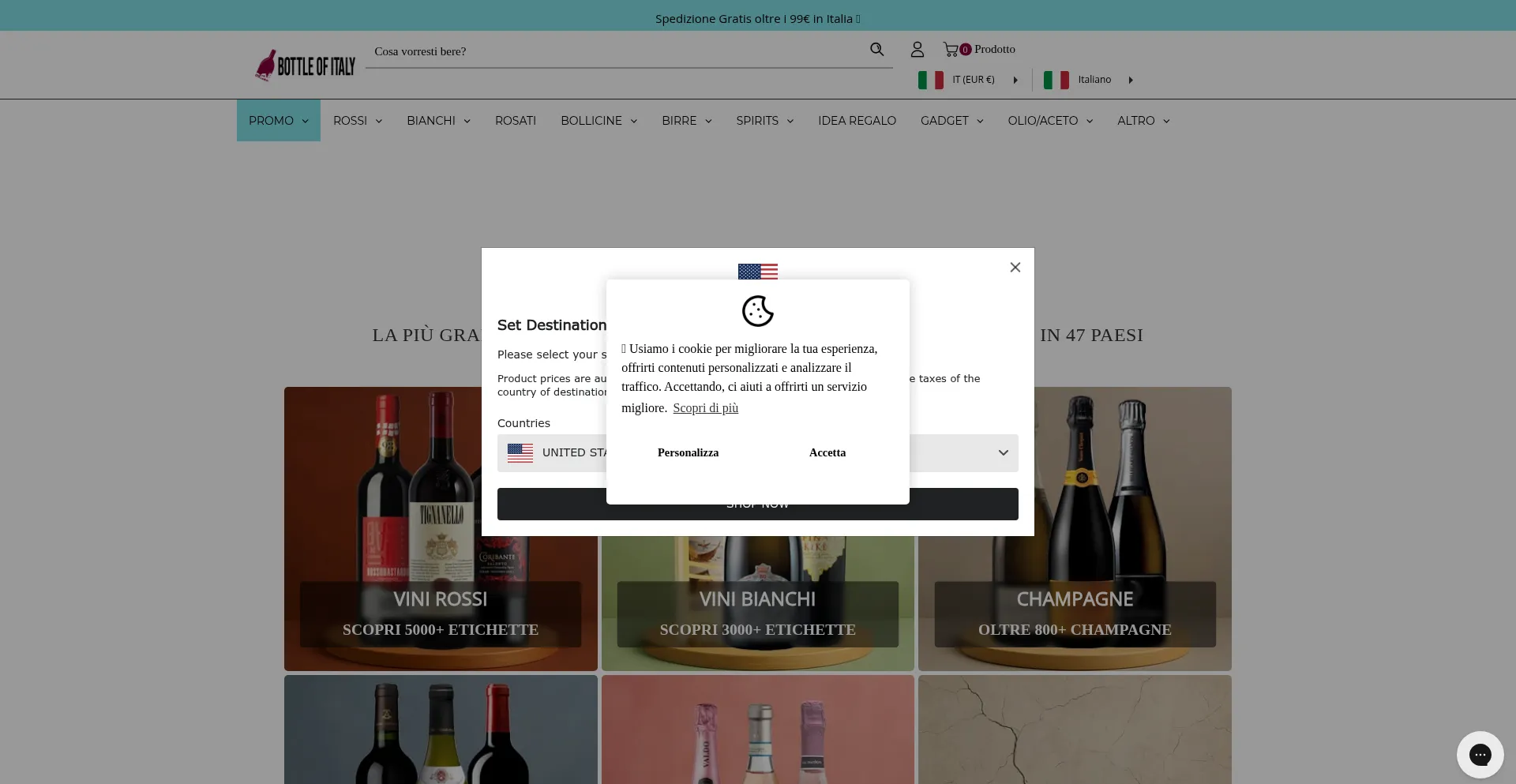 Bottleofitaly.com é Seguro e Confiável?