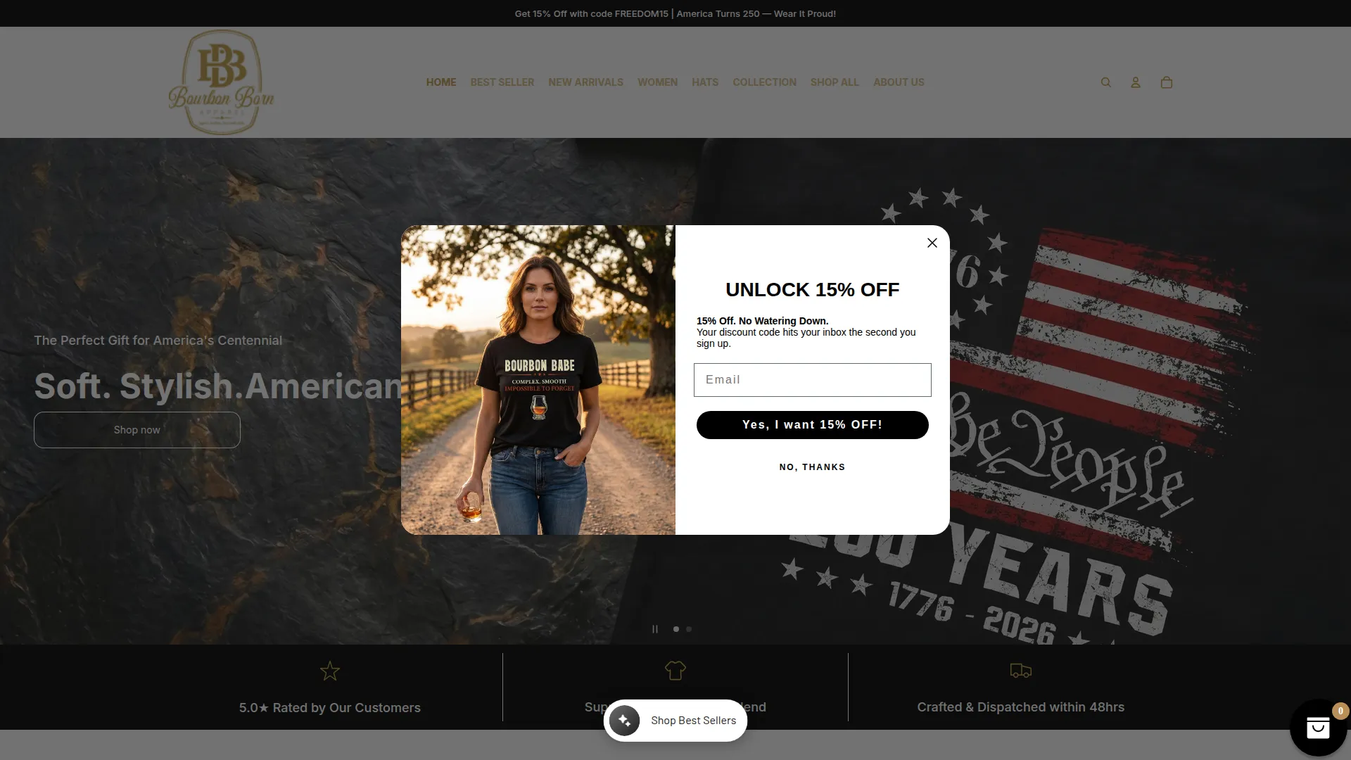Bourbonbornapparel.com