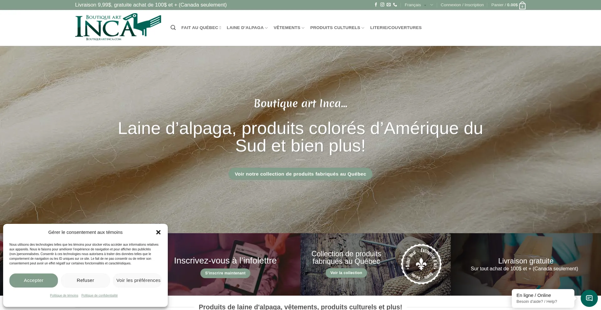 Boutiqueartinca.com