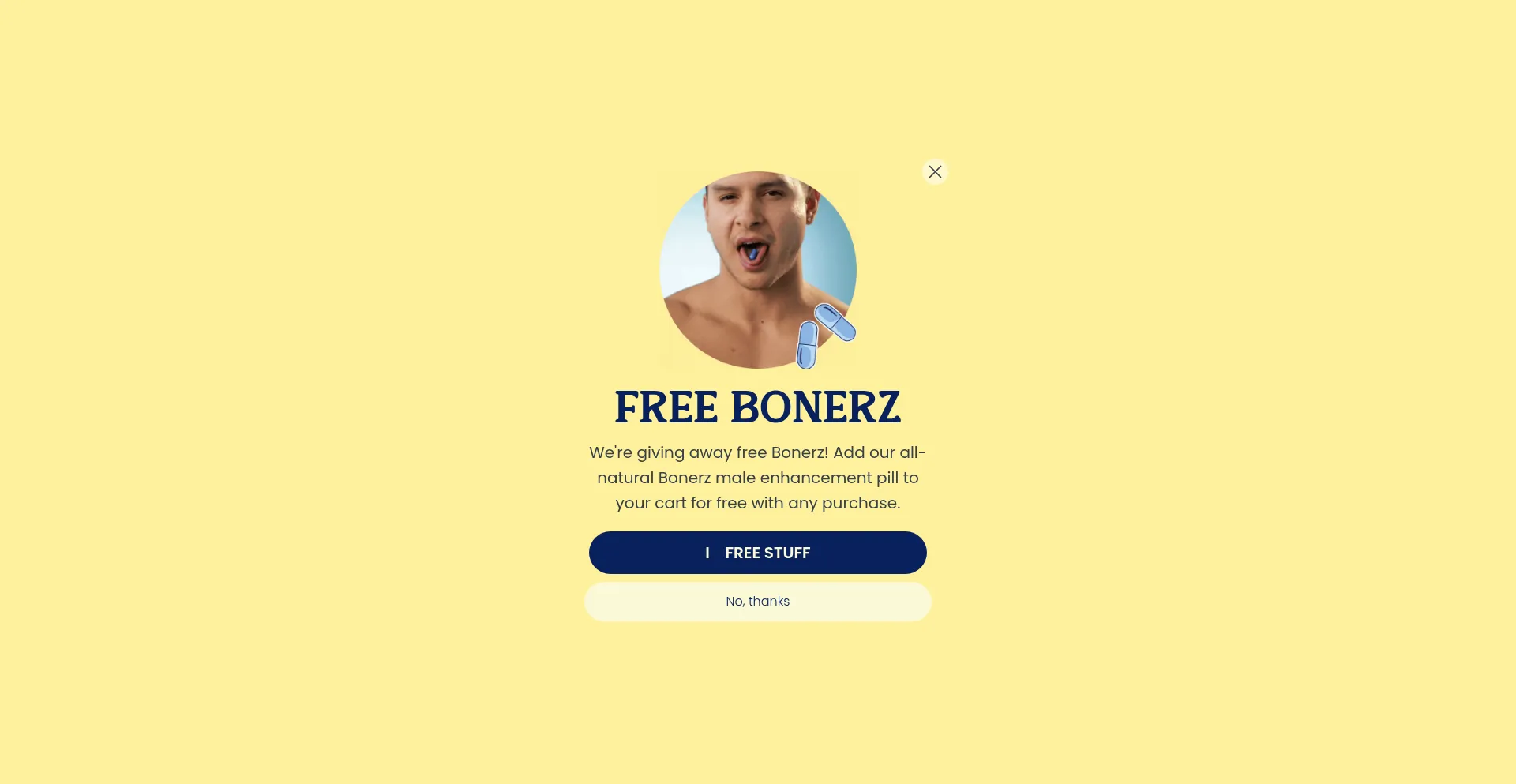 Website screenshot of Boybutter.com