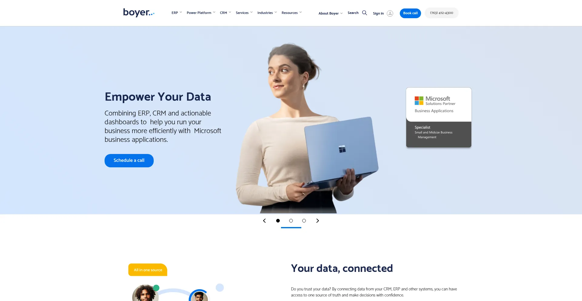 Website screenshot of Boyerassoc.com