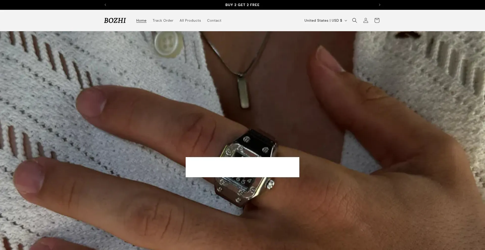 Website screenshot of Bozhiwatches.com