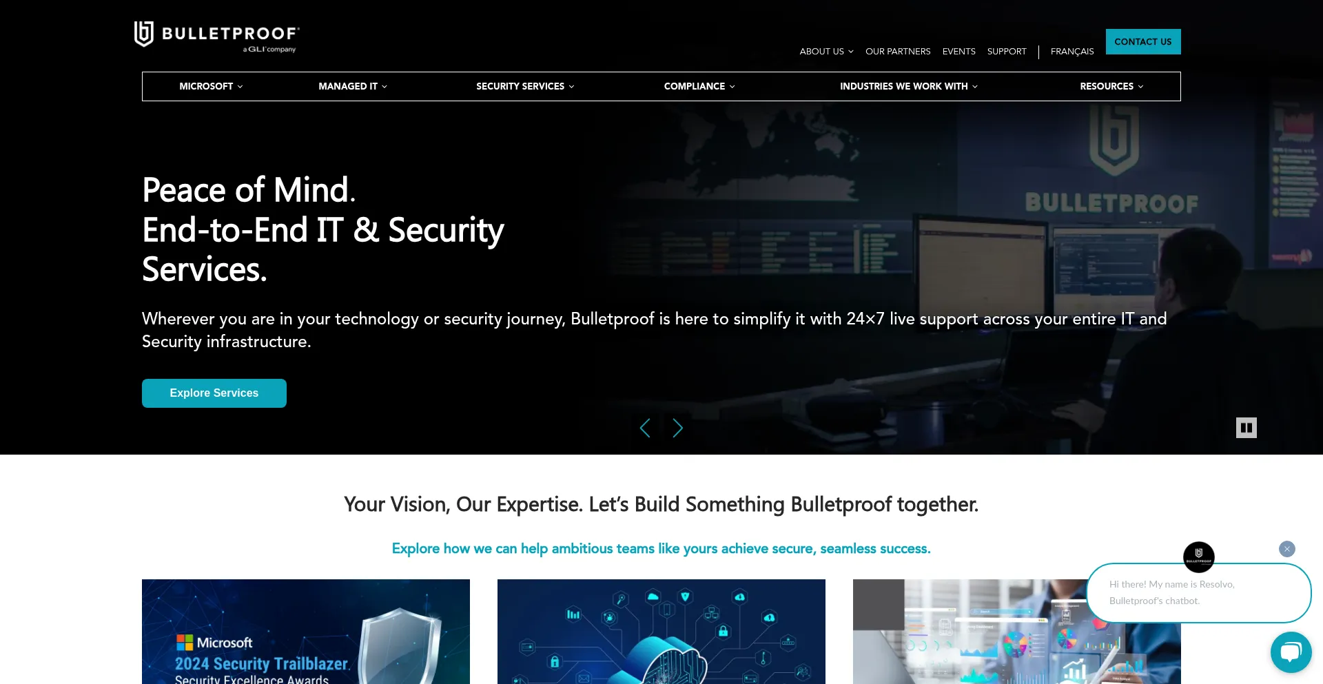 Website screenshot of Breached.org
