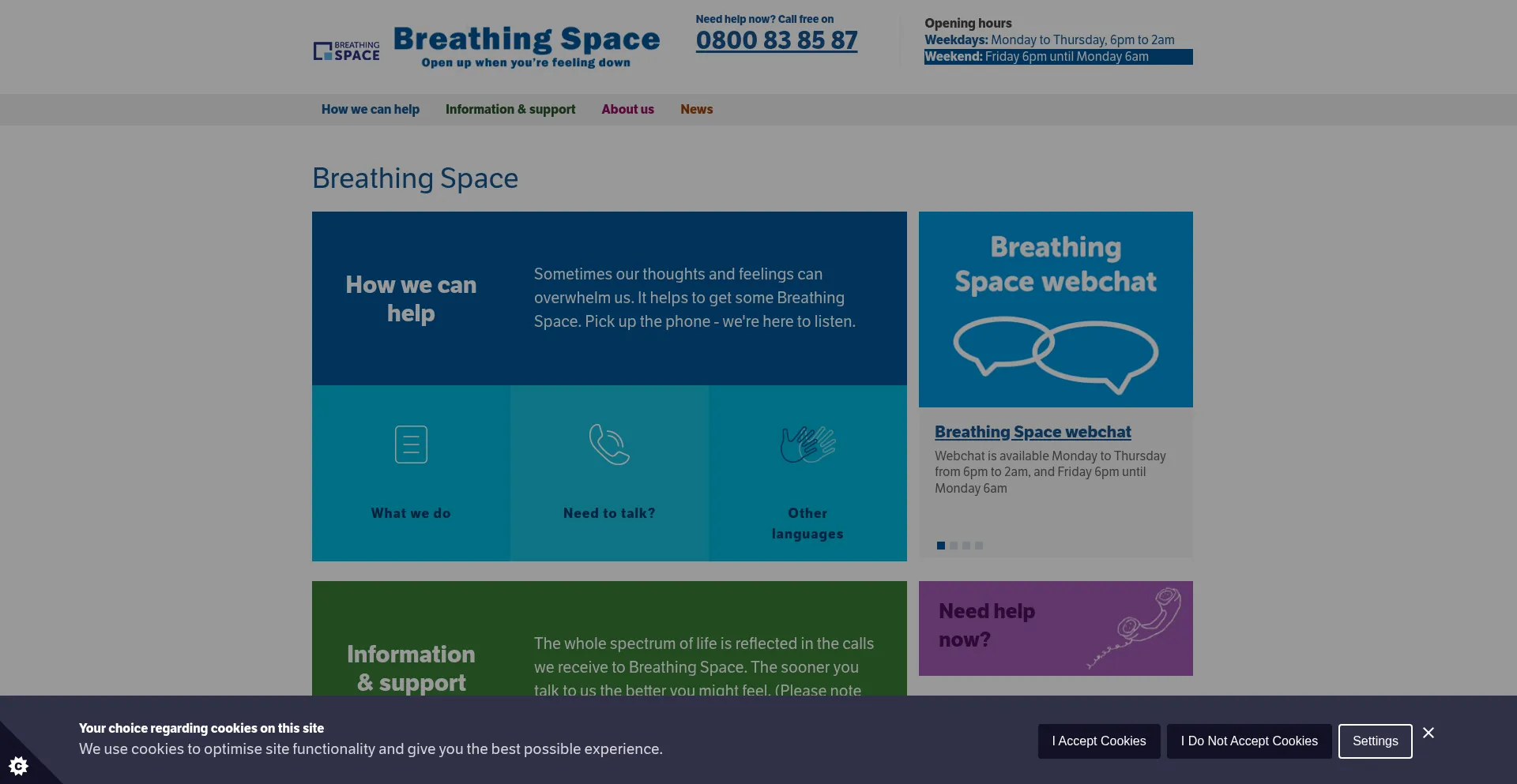 Breathingspace.scot