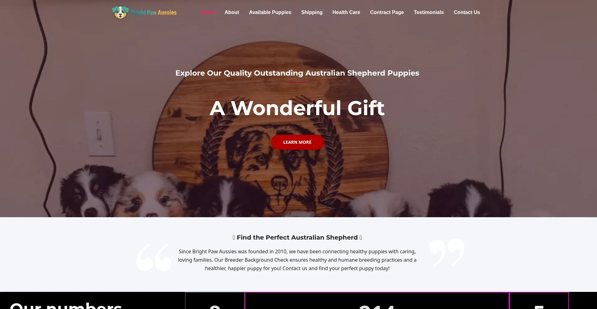 Brightpawaussies.com