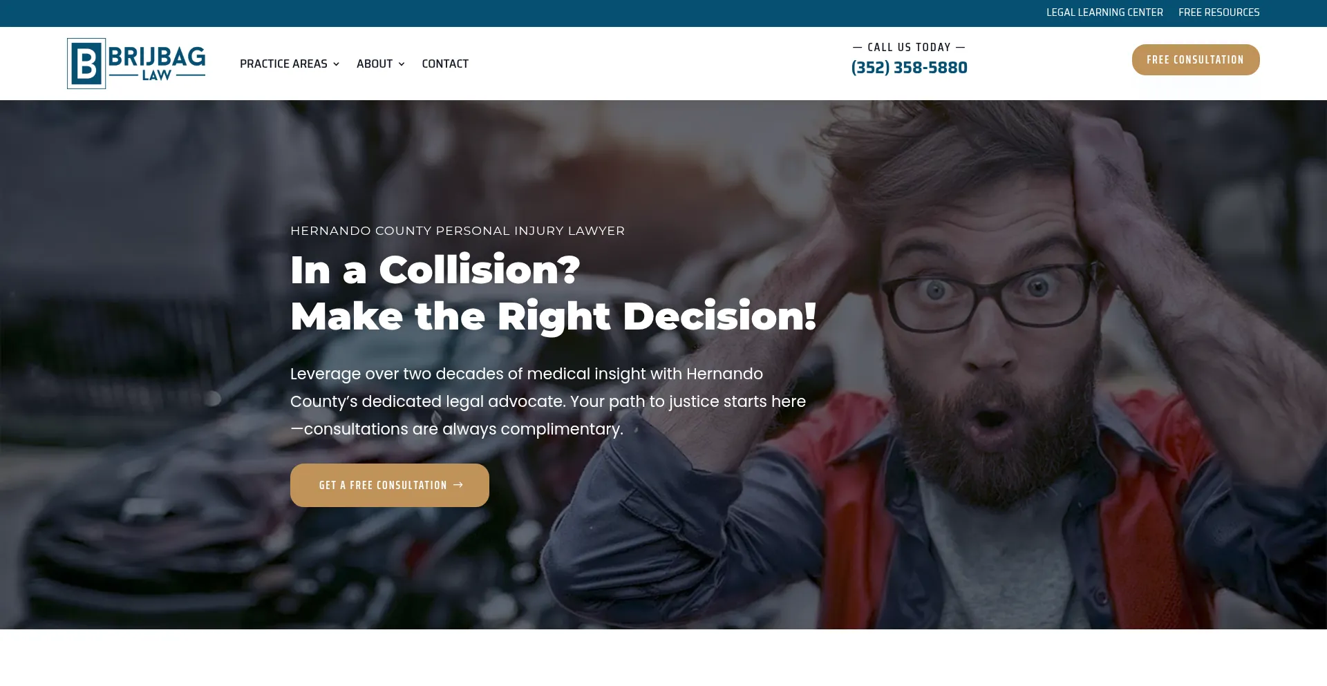 Brijbaglaw.com Screenshot