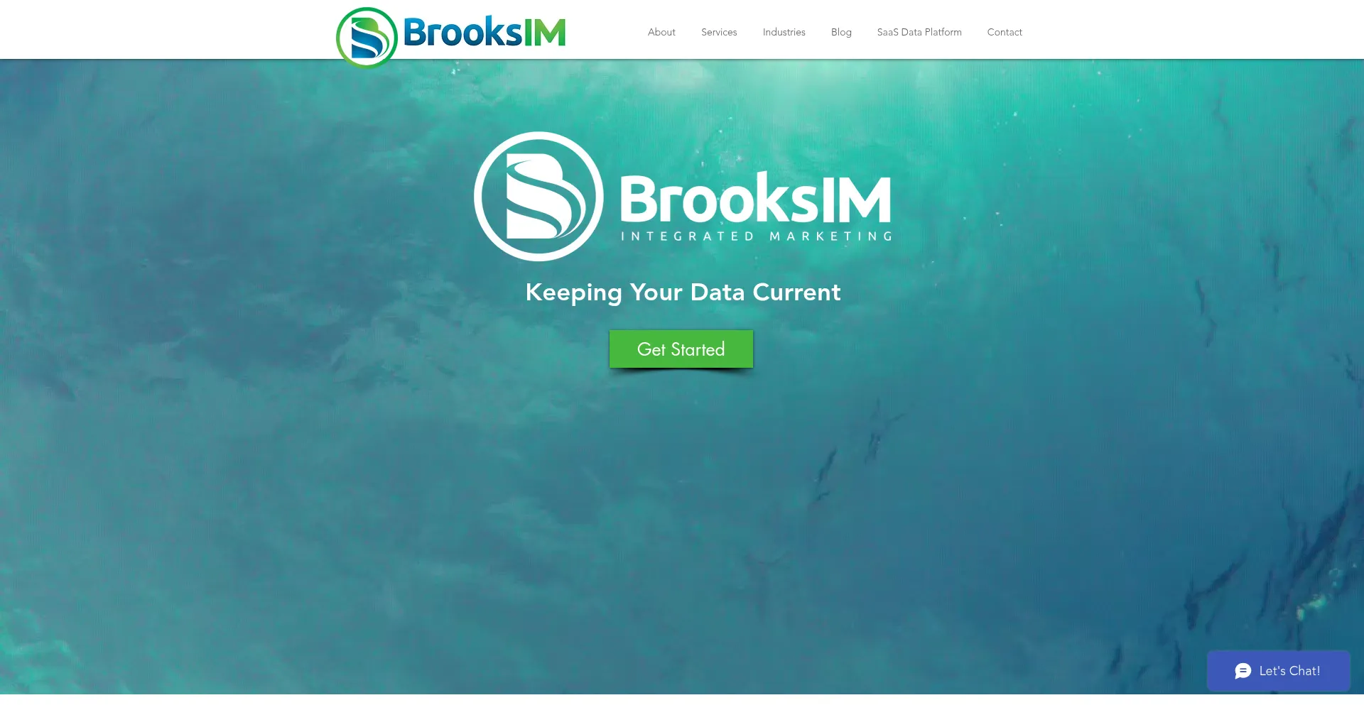 Website screenshot of Brooksim.com