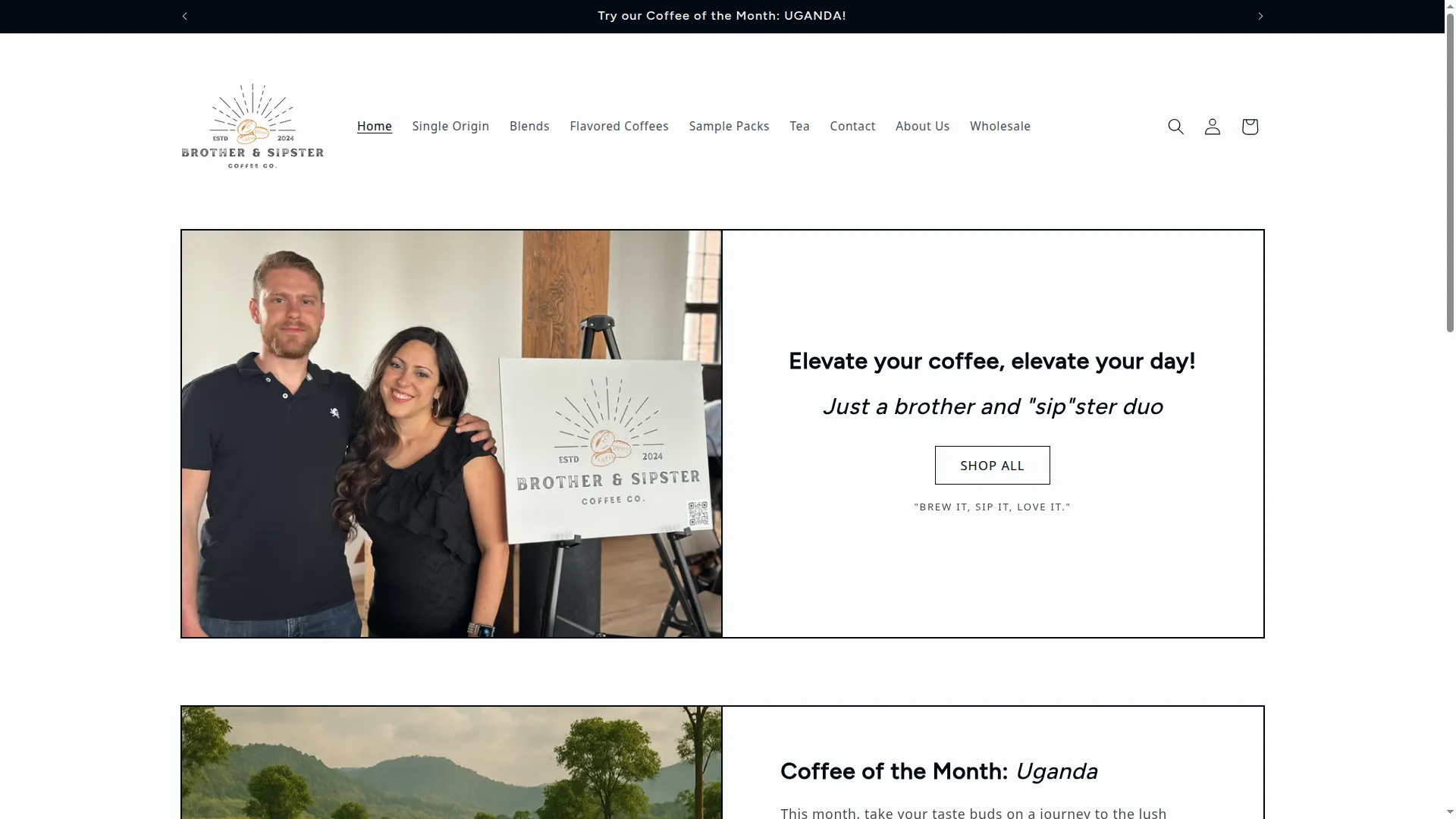 Brotherandsipstercoffee.com