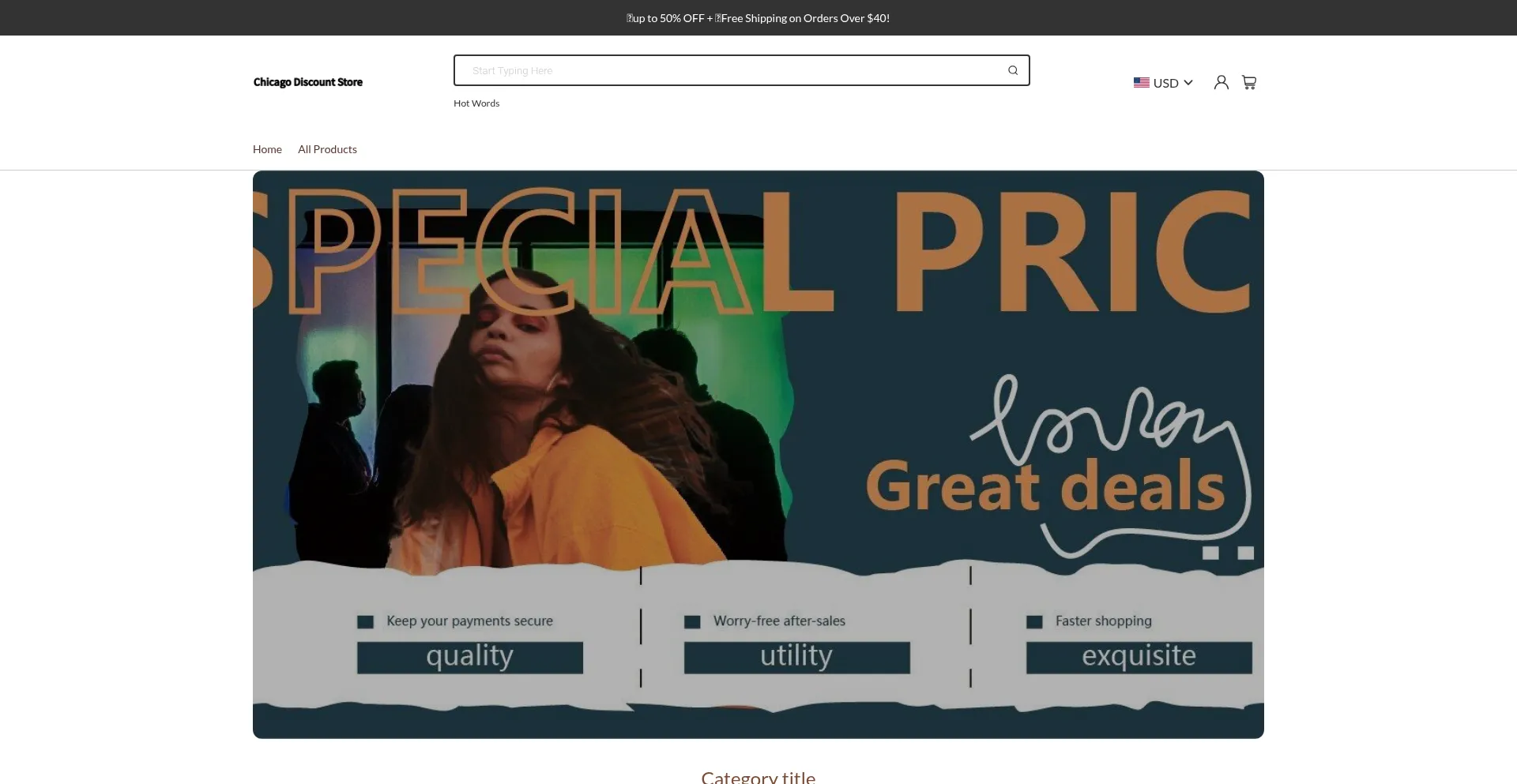 Website screenshot of Brrella.com