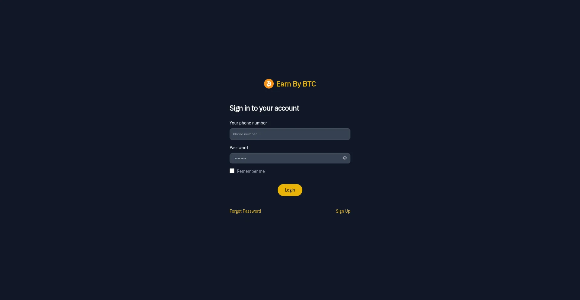Website screenshot of Btcoinpesa.com