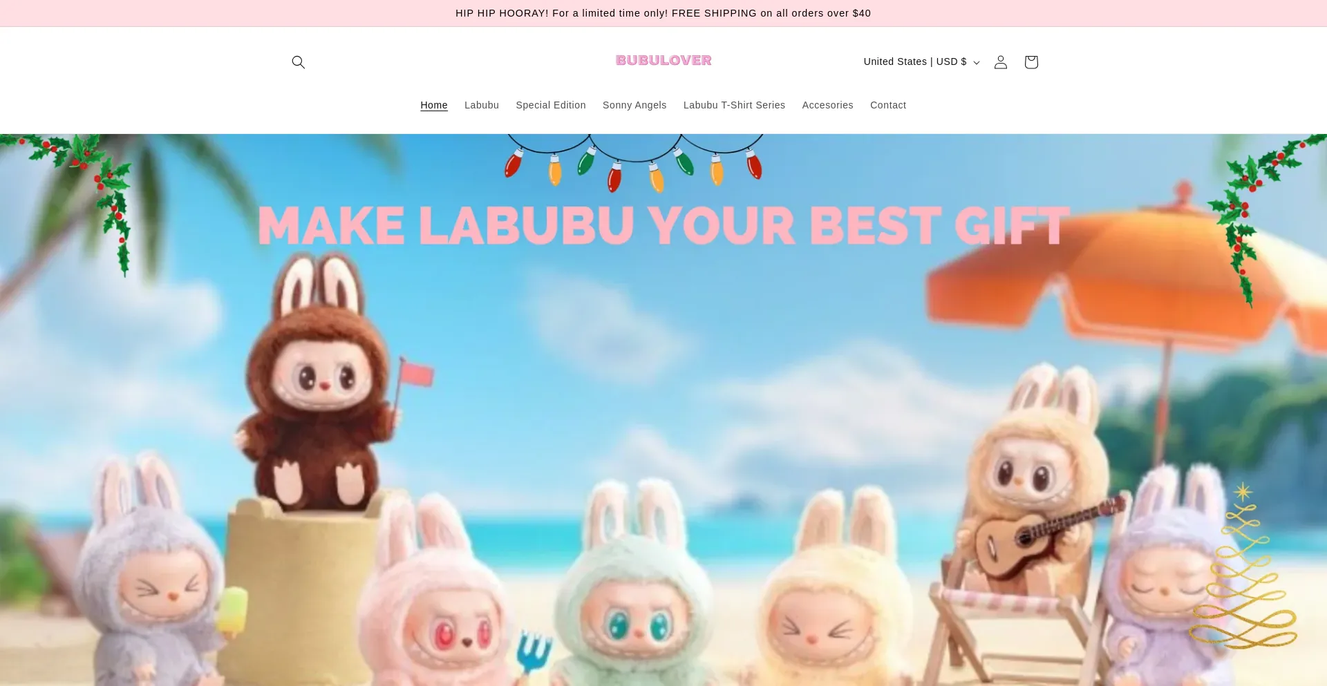 Website screenshot of Bubulover.com